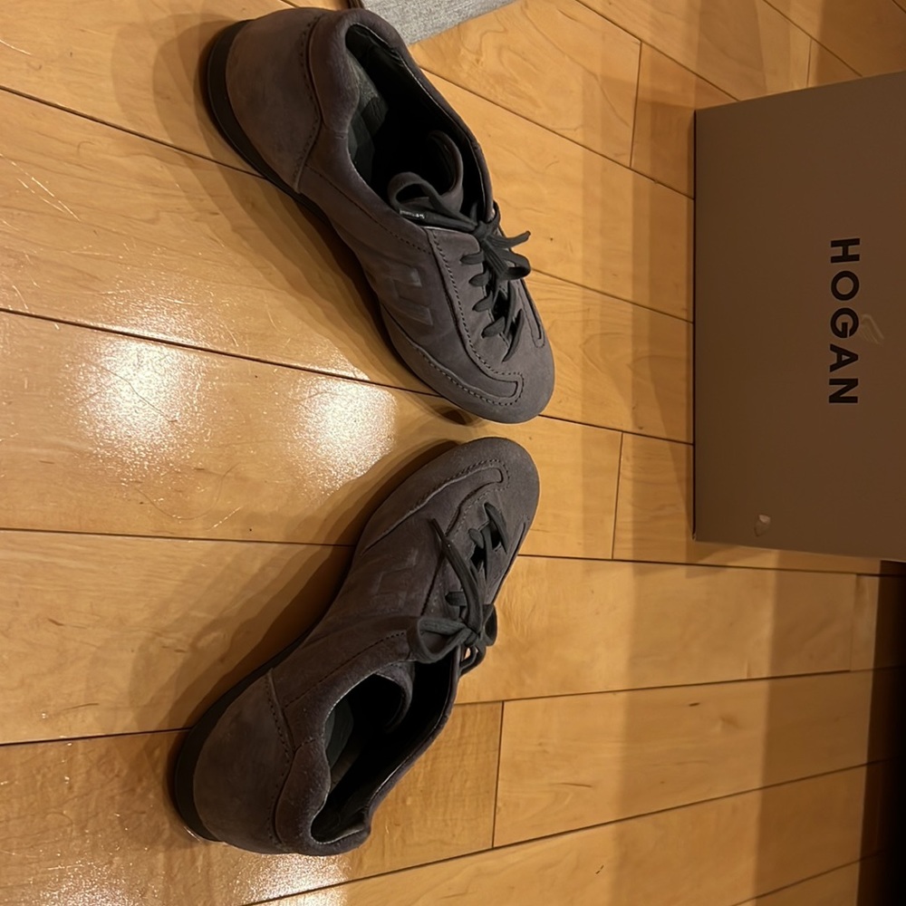 Hogan Olympia gray suede sneakers - Picture 7 of 9